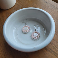 Load image into Gallery viewer, White Shell Earrings - MOP Pink
