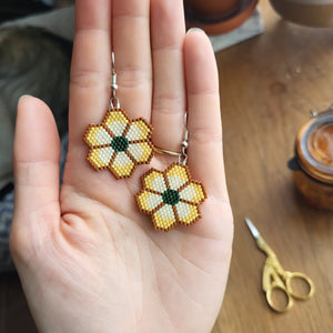 Floral Earrings - Earth