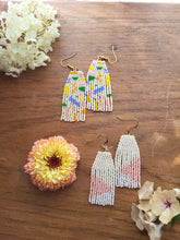 Load image into Gallery viewer, Colourful Beaded Confetti Earrings
