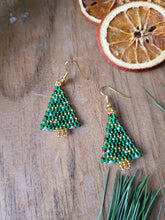 Load image into Gallery viewer, Christmas Tree Earrings
