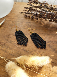 Matte Black Fringe