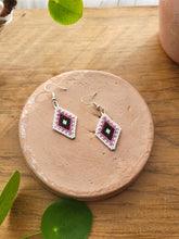 Load image into Gallery viewer, Beaded Diamond Earrings
