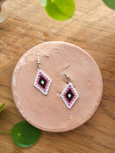 Load image into Gallery viewer, Beaded Diamond Earrings
