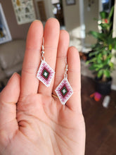 Load image into Gallery viewer, Beaded Diamond Earrings
