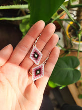 Load image into Gallery viewer, Beaded Diamond Earrings
