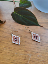 Load image into Gallery viewer, Beaded Diamond Earrings
