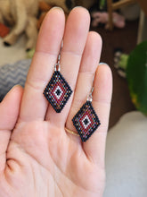 Load image into Gallery viewer, Beaded Diamond Earrings
